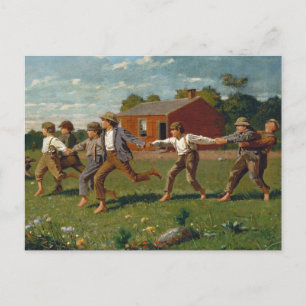 Postal Ajustar el Whip   Winslow Homer
