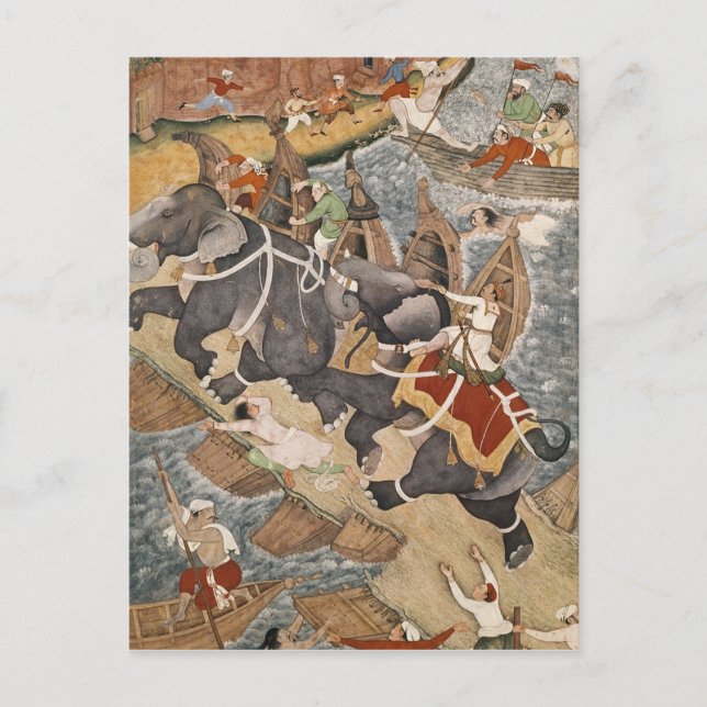 Postal Akbar doma el elefante salvaje, Hawa'i (Anverso)