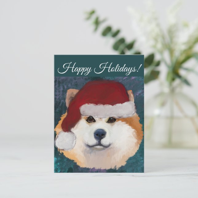 POSTAL AKITA      (Anverso de pie)