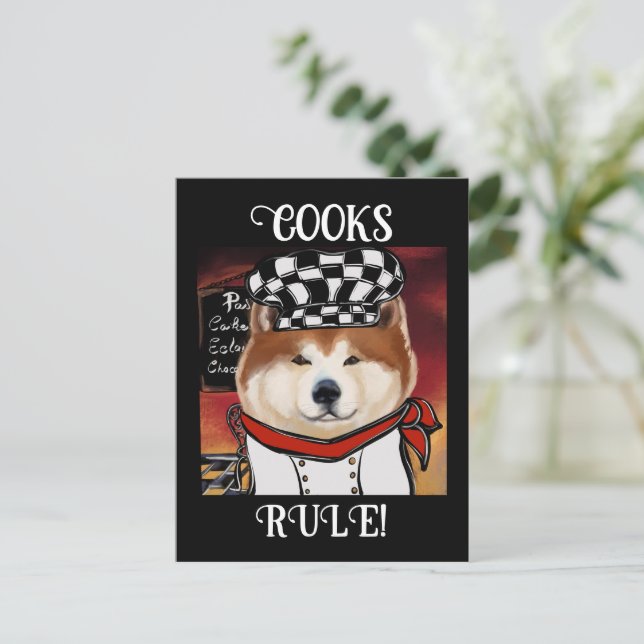 POSTAL AKITA       (Anverso de pie)