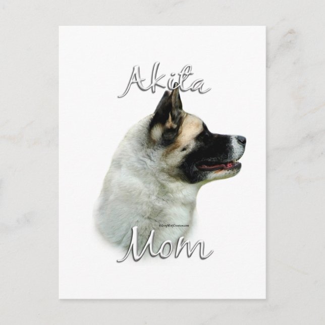 Postal Akita Mom 2 (Anverso)