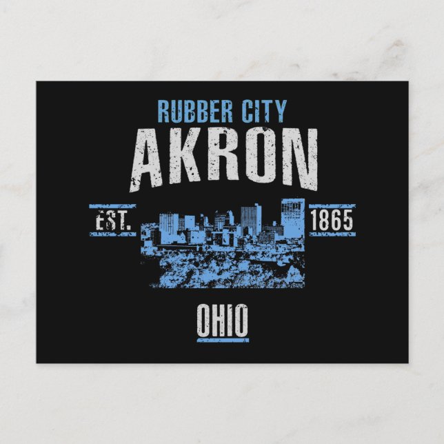 Postal Akron (Anverso)