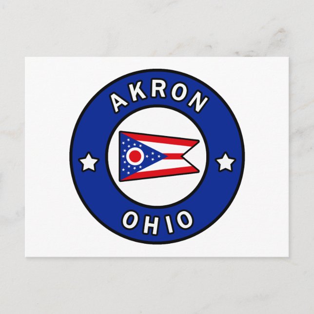 Postal Akron Ohio (Anverso)