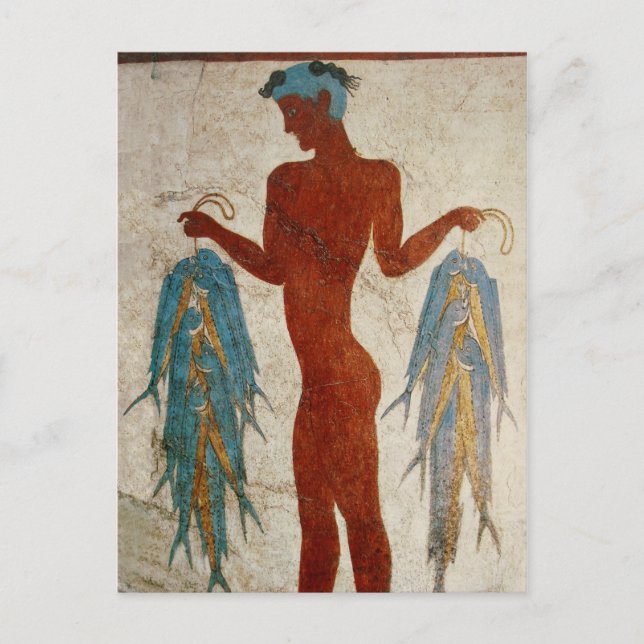 Postal Akrotiri Fisherman (Anverso)