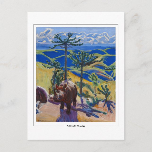 Postal Akseli Gallen-Kallela #9 - Postcard Bella Artes (Anverso)