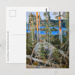 Postal Akseli Gallen-Kallela - Lago en la Selva