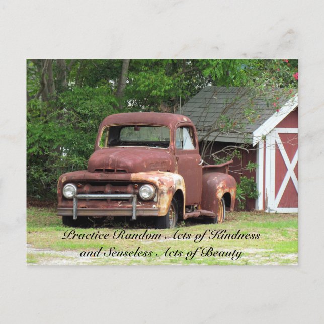 Postal al azar de un acto de clase - Camión (Anverso)