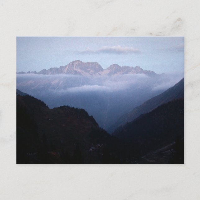 POSTAL AL BORDE DE LA NOCHE (Anverso)