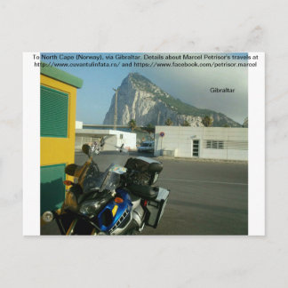 Postal Al Cabo Norte (Noruega), a través de Gibraltar.