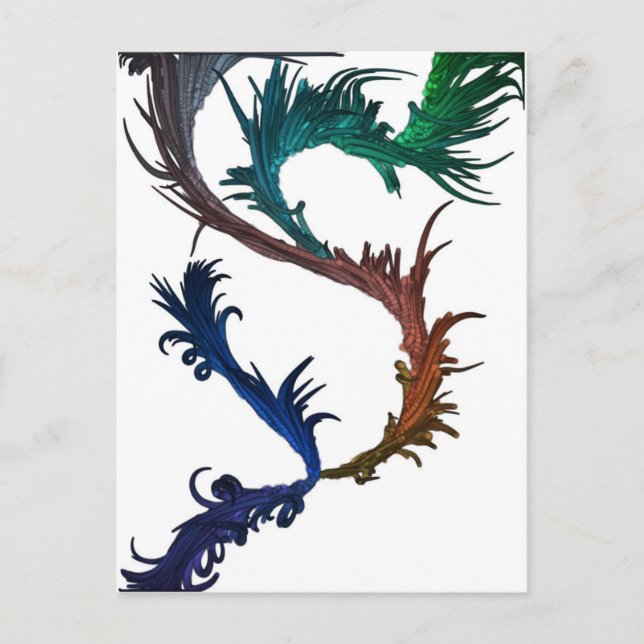 Postal Al cielo (Anverso)