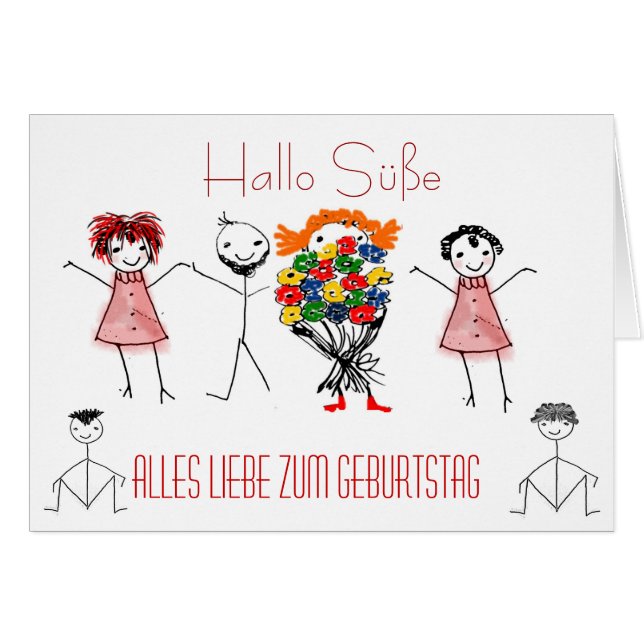 Postal al cumpleaños (Anverso (Horizontal))