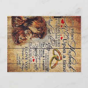 Postal Al diseño de mi marido, nuevo regalo de casa