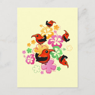 Postal Al estilo hawaiano 'I'iwi