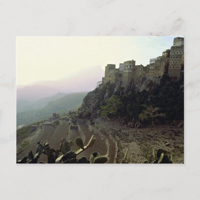 Postal Al Hajjarah, Yemen (Anverso)