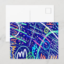 Postal Al otro lado del cielo nocturno