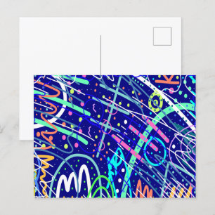 Postal Al otro lado del cielo nocturno