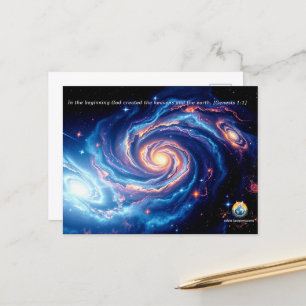 Postal Al principio, Dios y el Verso de la Creación