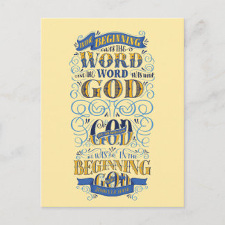 Postal Al principio fue la palabra