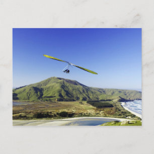 Postal Ala delta, Península de Otago, cerca de Dunedin,