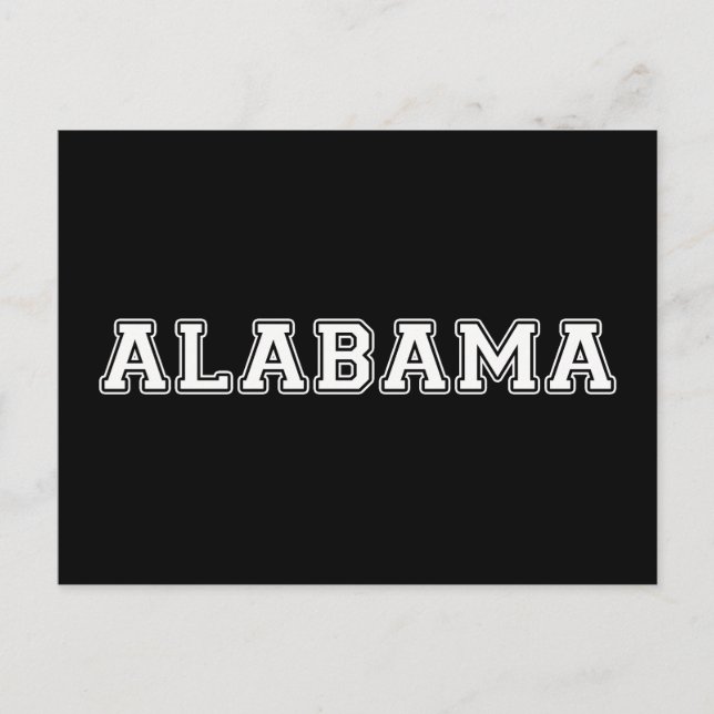 Postal Alabama (Anverso)
