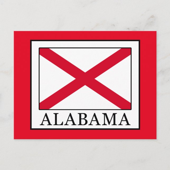 Postal Alabama (Anverso)