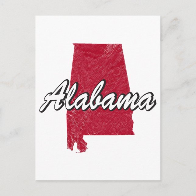 Postal Alabama (Anverso)