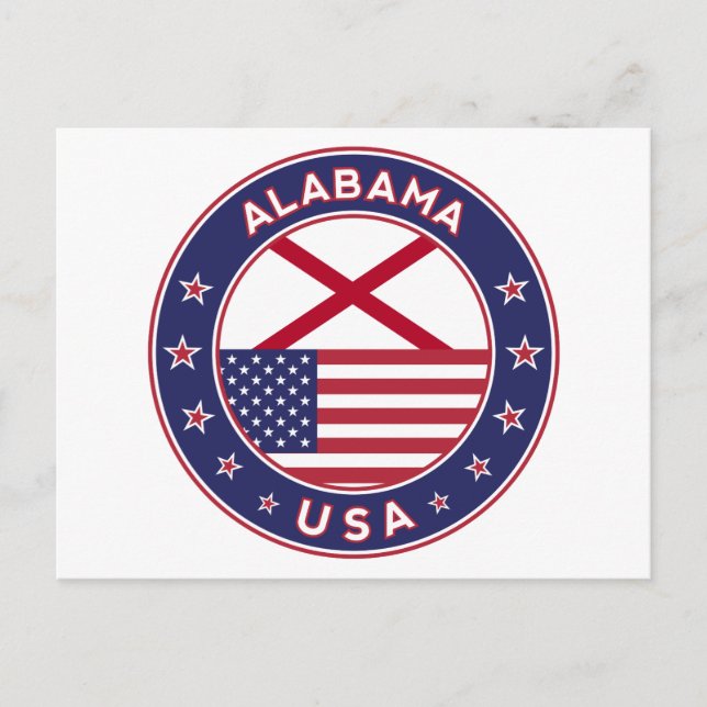 Postal Alabama (Anverso)