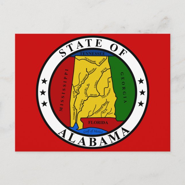 POSTAL ALABAMA (Anverso)