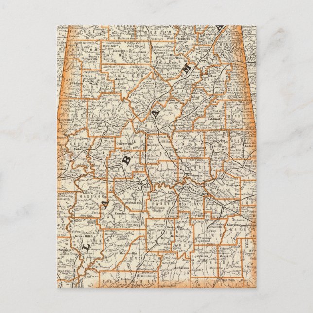 Postal Alabama 4 (Anverso)