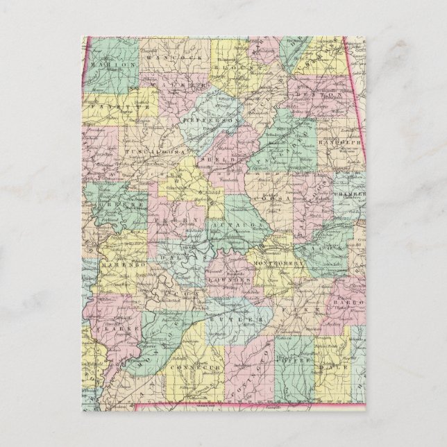 Postal Alabama 5 (Anverso)