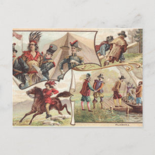 Postal Alabama Antiguo