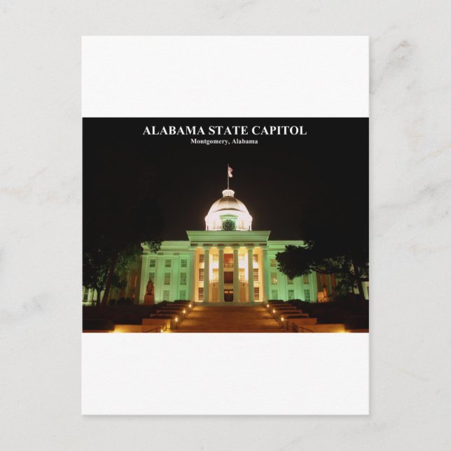 POSTAL ALABAMA CAPITOL (Anverso)