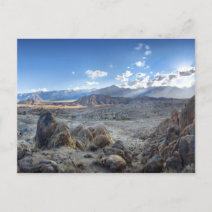 Postal Alabama Hills Panorama - Owens Valley - Sierra