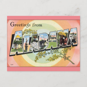 Postal Alabama - Viajes de Alabama
