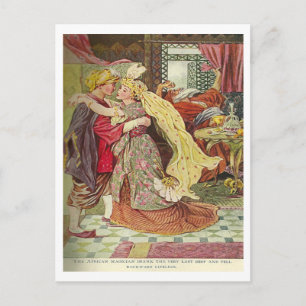Postal Aladdin y la maravillosa lámpara