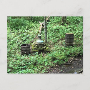Postal Alambique de whisky en Mabry Mill, VA