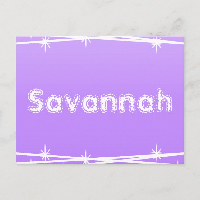 Postal Alambre púrpura de púas (Anverso)