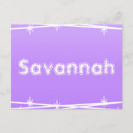 Postal Alambre púrpura de púas