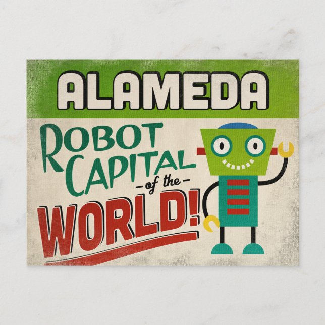 Postal Alameda California Robot Capital (Anverso)