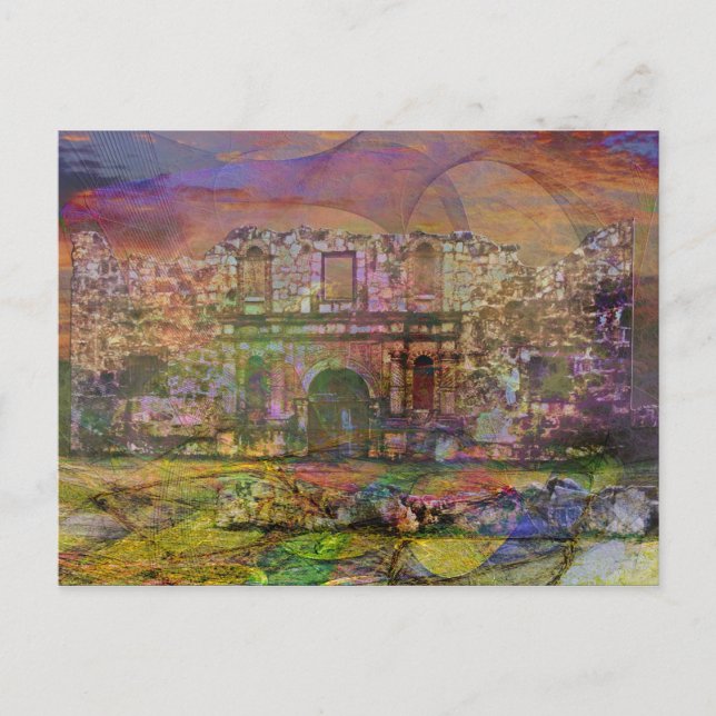 Postal Álamo - Después de la caída (Anverso)