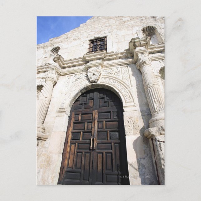 Postal Álamo en San Antonio, Texas (Anverso)