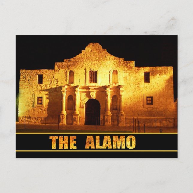 Postal Álamo, San Antonio, Texas (Anverso)