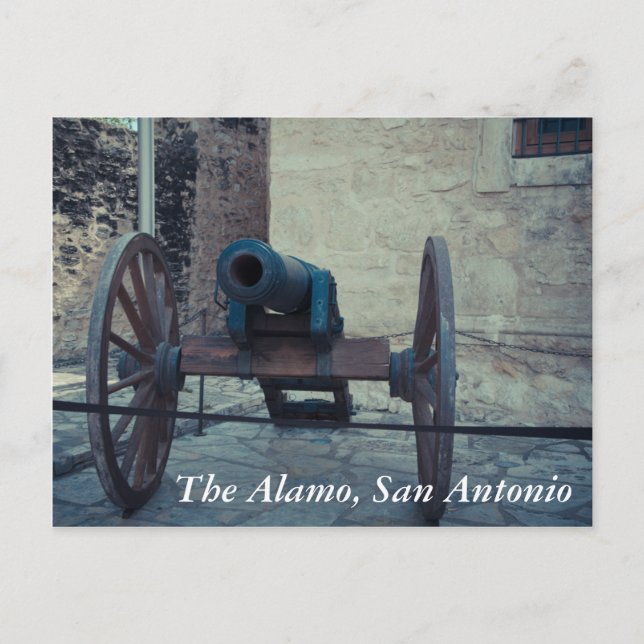Postal Álamo, San Antonio, Texas Postcard (Anverso)