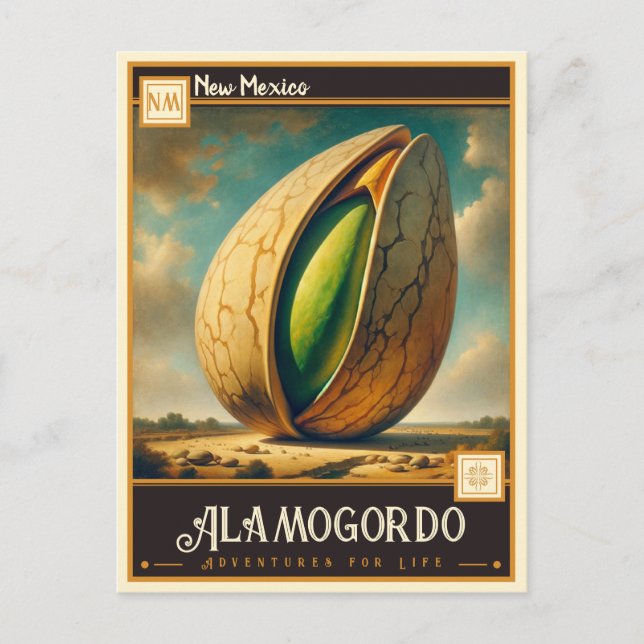 Postal Alamogordo, Nuevo México | Vintage (Anverso)