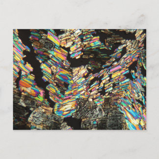 Postal Alanine Amino Ácido bajo el microscopio