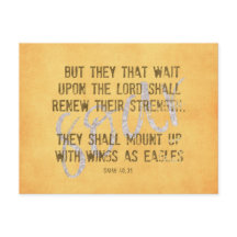 Alas como guijarros KJV de águilas