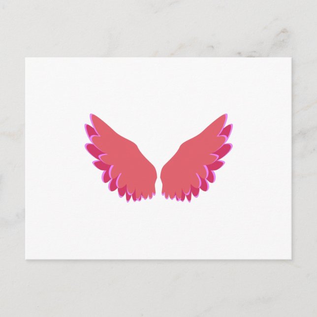 Postal Alas de Ángel (Anverso)