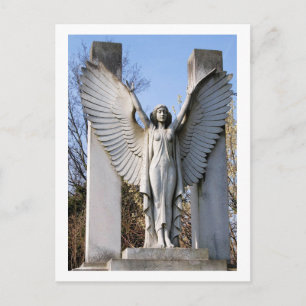 Postal Alas esparcidas del Cementerio Angel