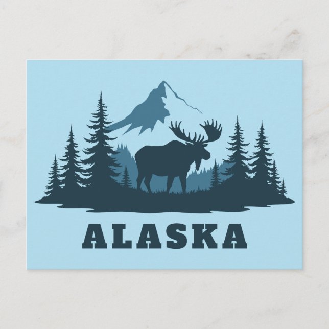 POSTAL ALASKA (Anverso)