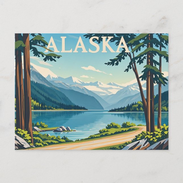 Postal alaska (Anverso)